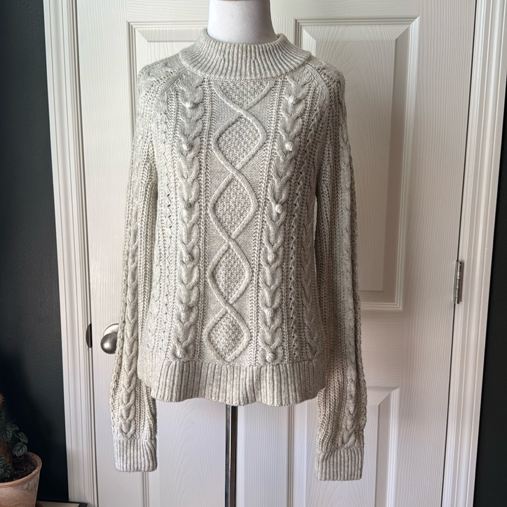 NWOT jcrew cable sweater